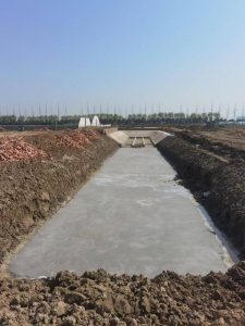 蚌埠市甲鱼养殖尾水处理项目开始建设